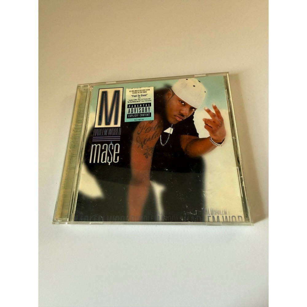 Mase Harlem World CD 1997 Bad Boy Records Hip Hop Rap 78612-73017-2 - Picture 1 of 3